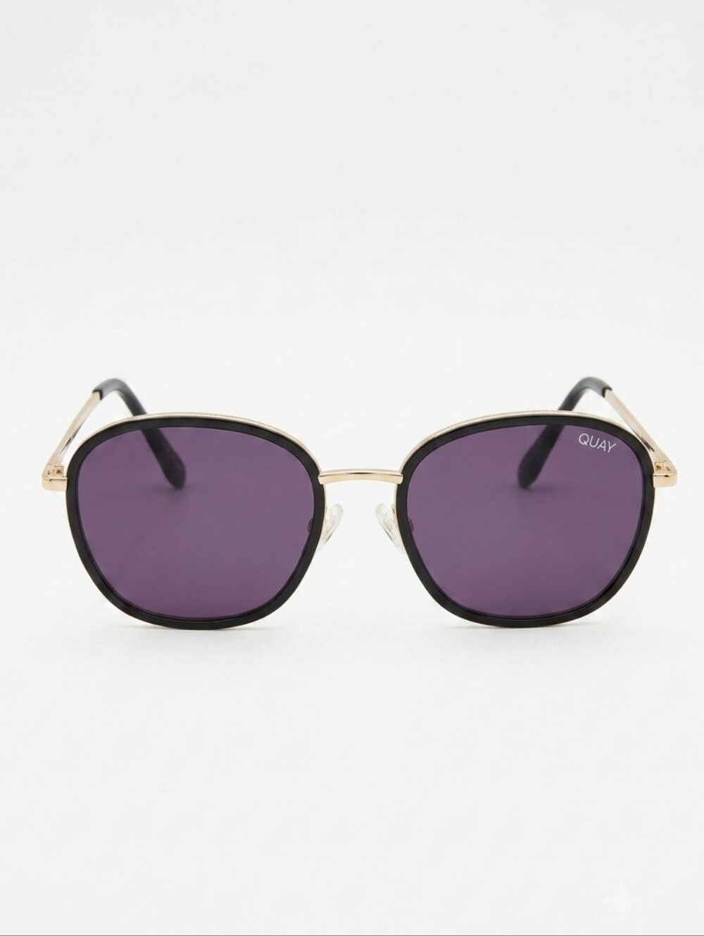 Quay Australia Jezabell Inlay Sunglasses | Black and Gold